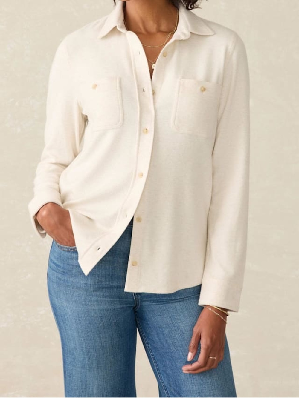 Faherty Legend Sweater Shirt $178 Retail